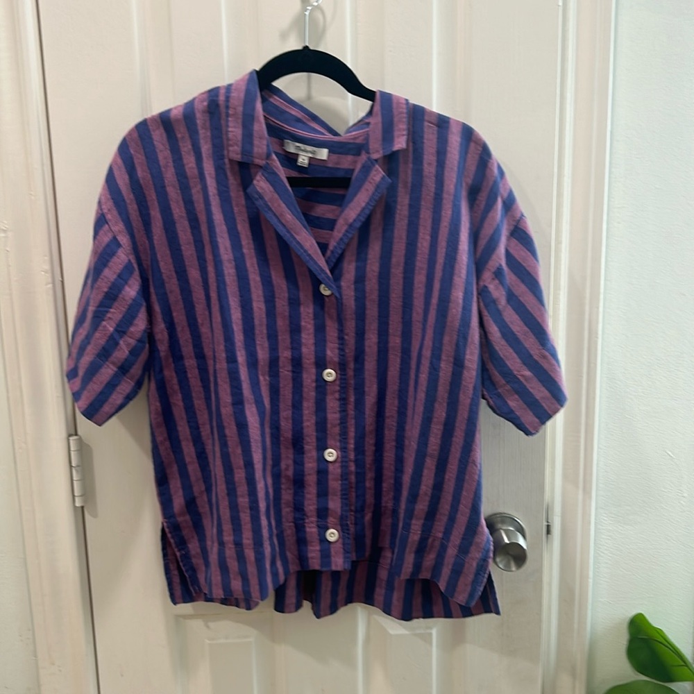 Madewell linen resort top